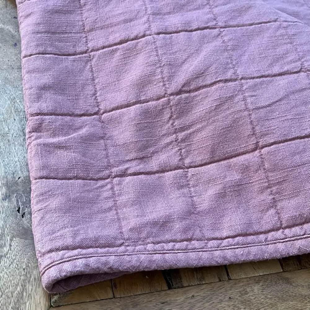 Casaluna Heavyweight Linen Blend King Plus Quilt Cotton Fill